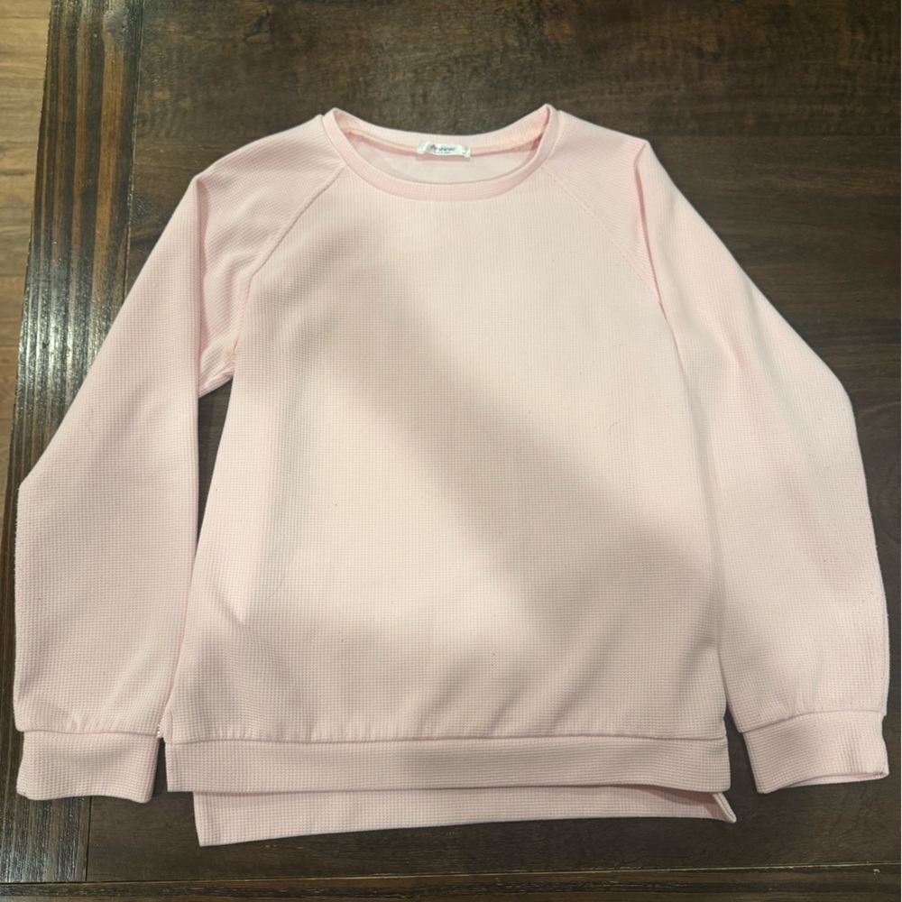 Pink Long Sleeve Sweatshirt